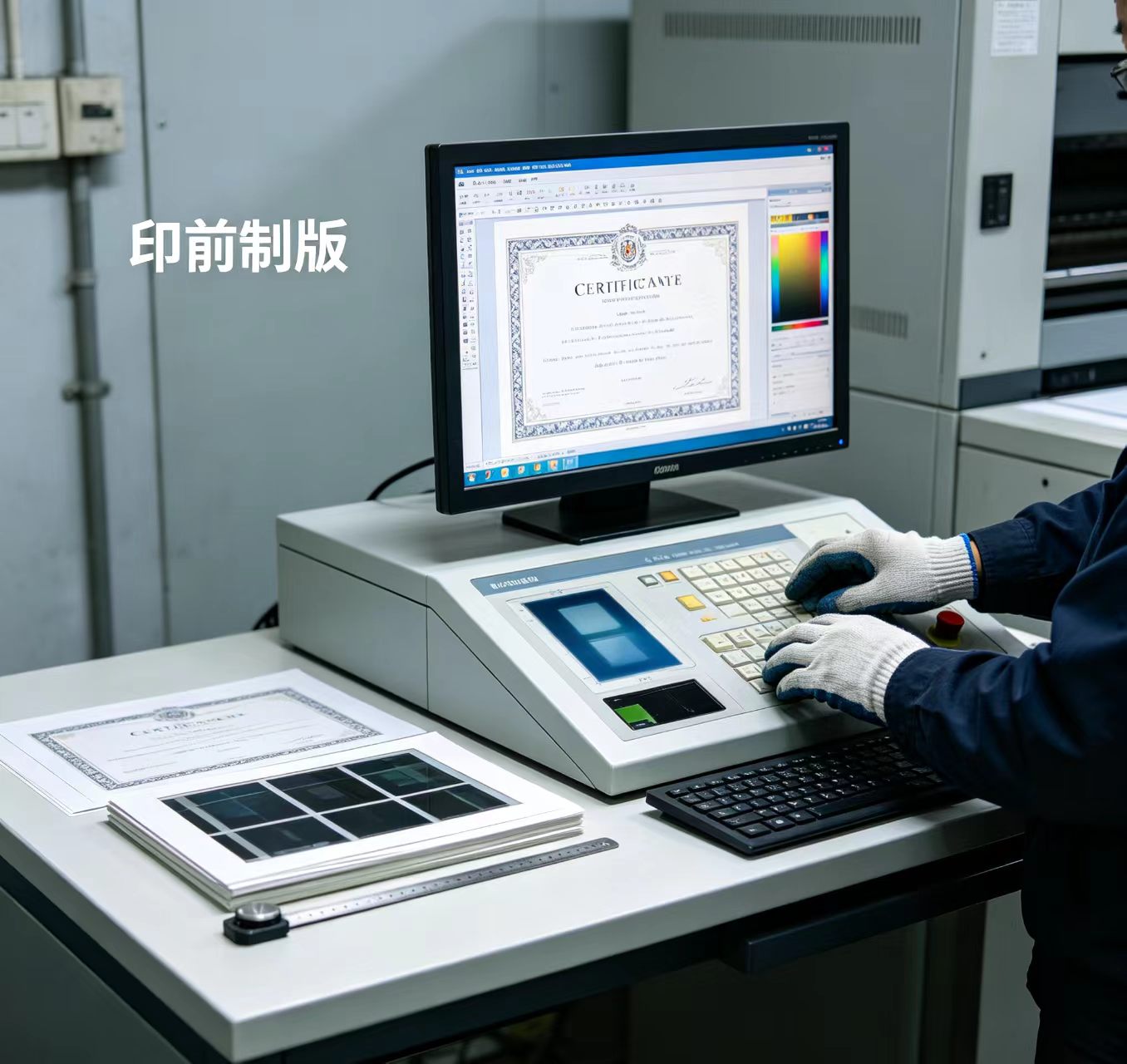 高仿不动产权证制作方法